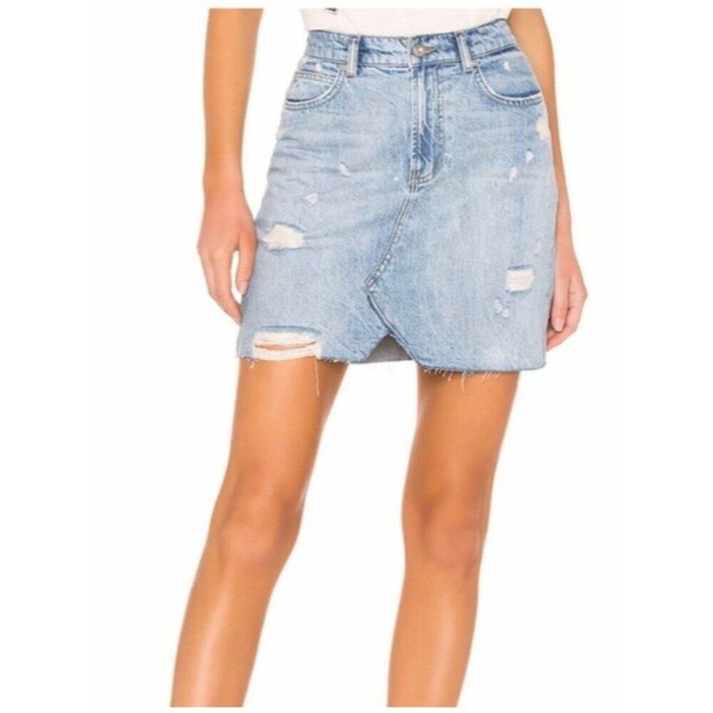 FREE PEOPLE - COSMICO FLIRT Denim Skirt